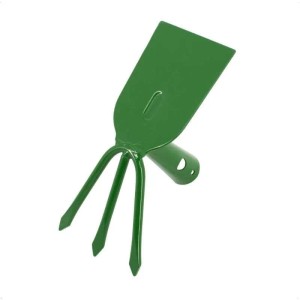 Galaflor Doppelhacke aus Stahl mit 3 Zinken 9 cm