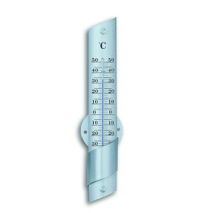 TFA Innen-Außen-Thermometer aus Aluminium zur Temperaturmessung.