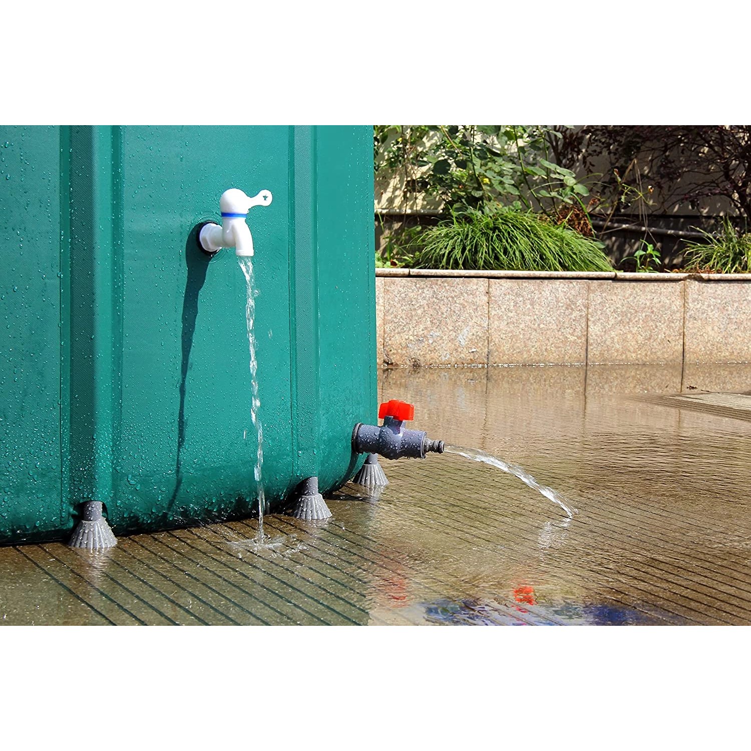 PROREGAL 750 Liter Faltbare Regentonne Renata Wassertank Filter und