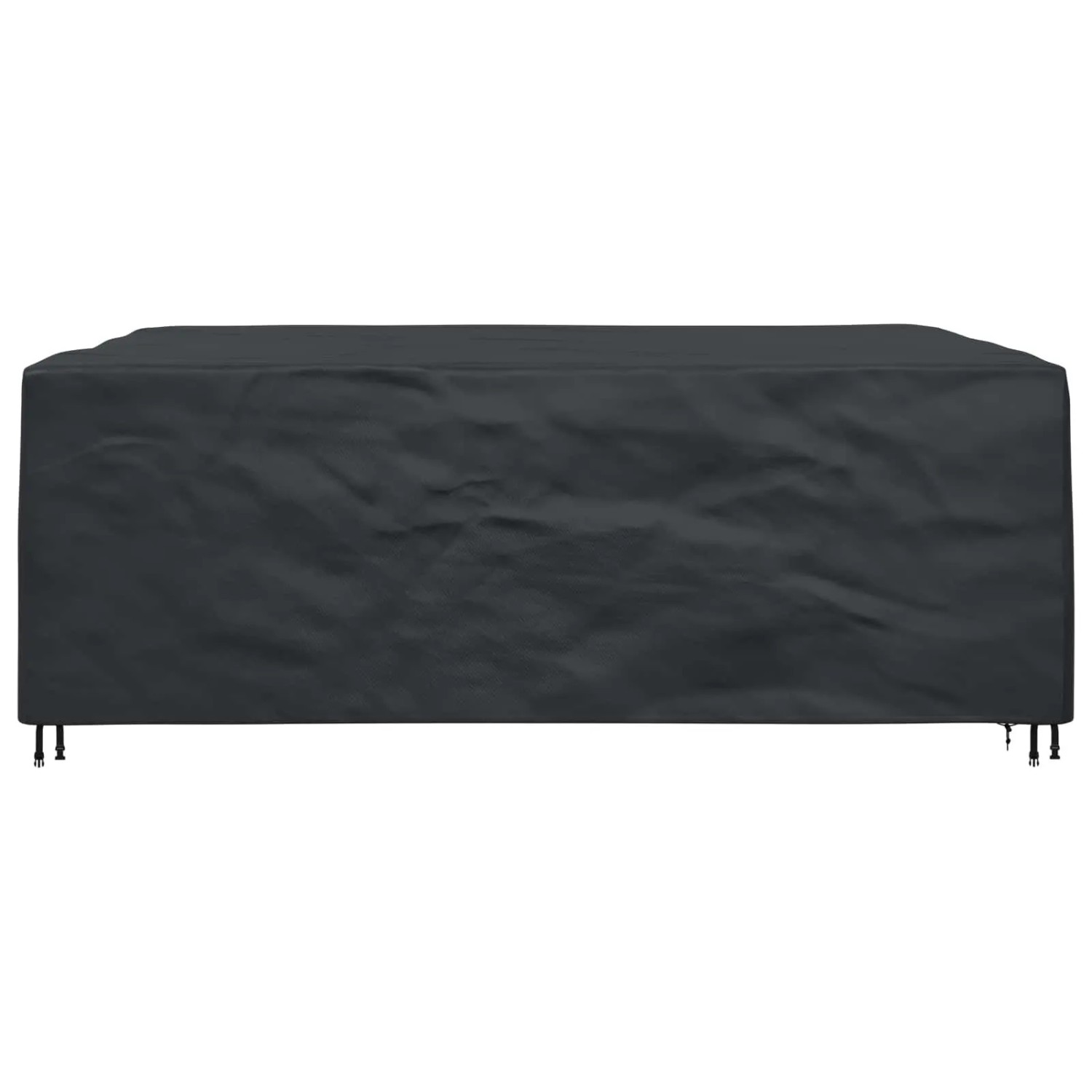 Schwarzer vidaXL Möbelbezug, wasserfeste Schutzhülle für Möbel, rechteckig, 300x250x100 cm.