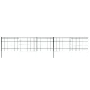 vidaXL Gartenzaun Set 77,5x64 cm Grün 146102