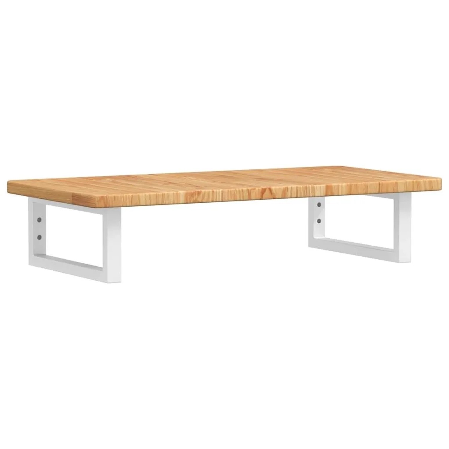 vidaXL Waschtischplatte mit Halterung Stahl und Massivholz Eiche 3302336 günstig online kaufen