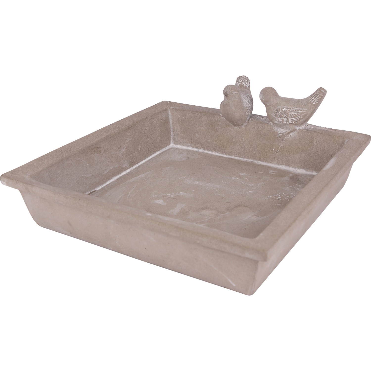 GartenVogeltränke Quadratisch 30 cm x 30 cm Grau kaufen bei OBI
