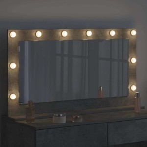 vidaXL Waschtischspiegel Rechtwinklig Beton Grau 100 x 55 x 18 cm 868304