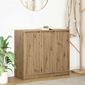 vidaXL Sideboard Artisan-Eiche 85x34x76 cm Holzwerkstoff 861633