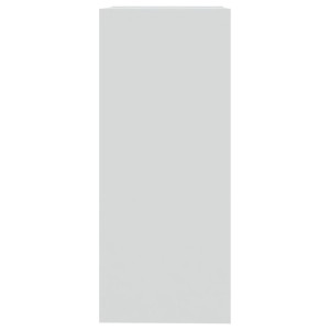 Weißes VidaXL Bücherregal/Raumteiler, 40x30x72cm, schlichtes Design.