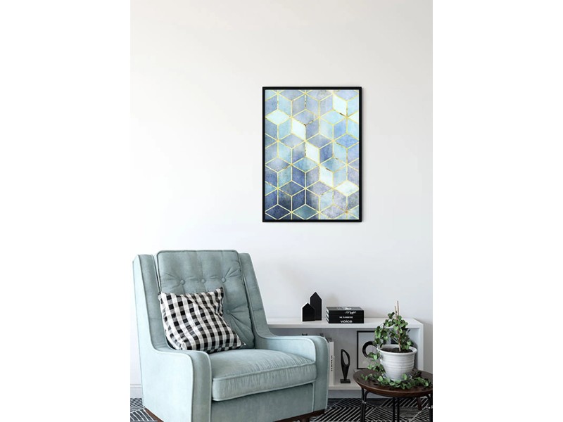 Mosaik Azzuro OBI kaufen 40 Komar Wandbild cm bei x 30