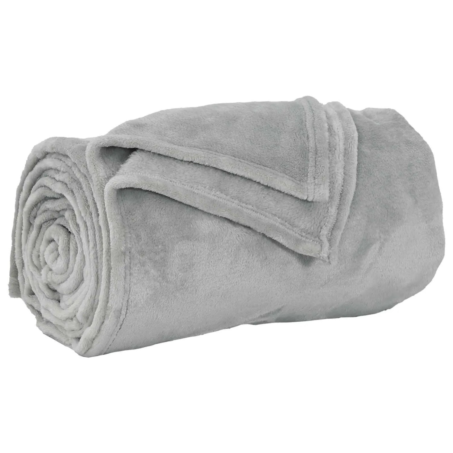 vidaXL Überwurfdecke Grau 220 x 240 cm Fleece 42016771