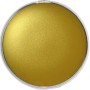 Goldene Metallic-Farbe der Giotto Kinderschminke im transparenten Döschen.