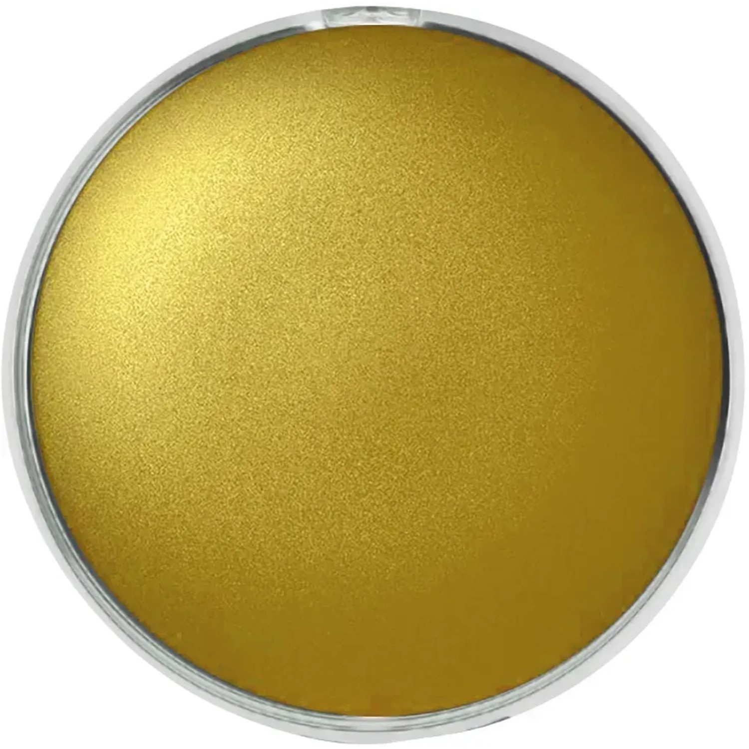 Goldene Metallic-Farbe der Giotto Kinderschminke im transparenten Döschen.