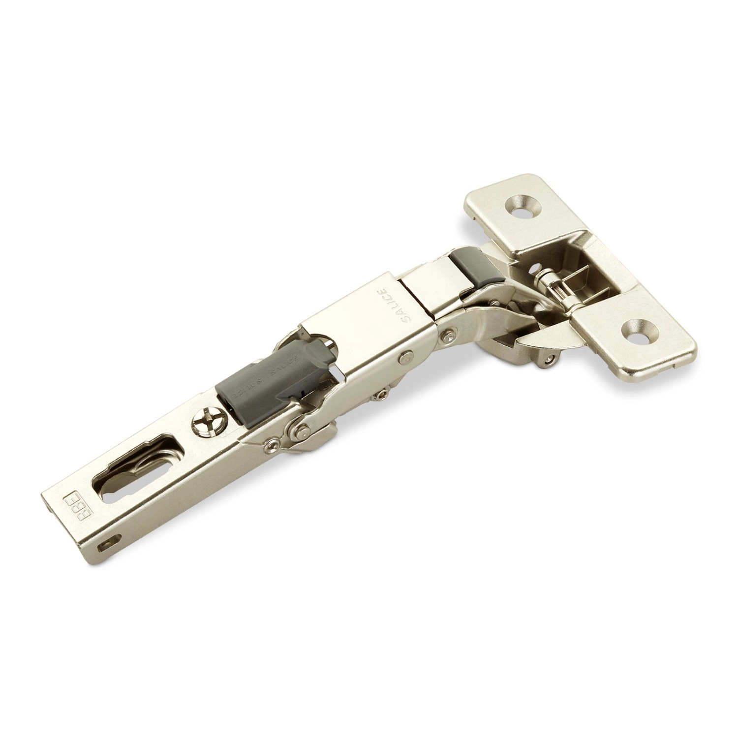 SALICE Universalscharnier T45 Push Open Ohne Feder 110 Grad Nickel Matt