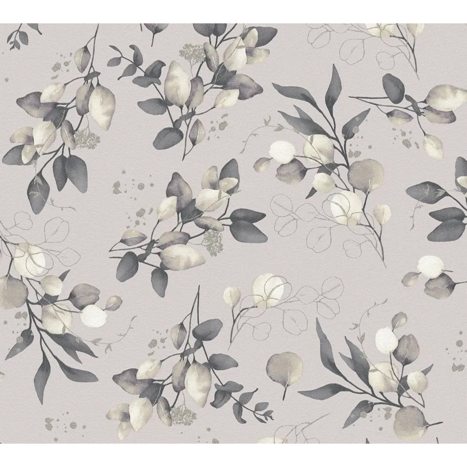 Tadessi Tapete Floral M1-No.11242 Vliestapete in Schwarz