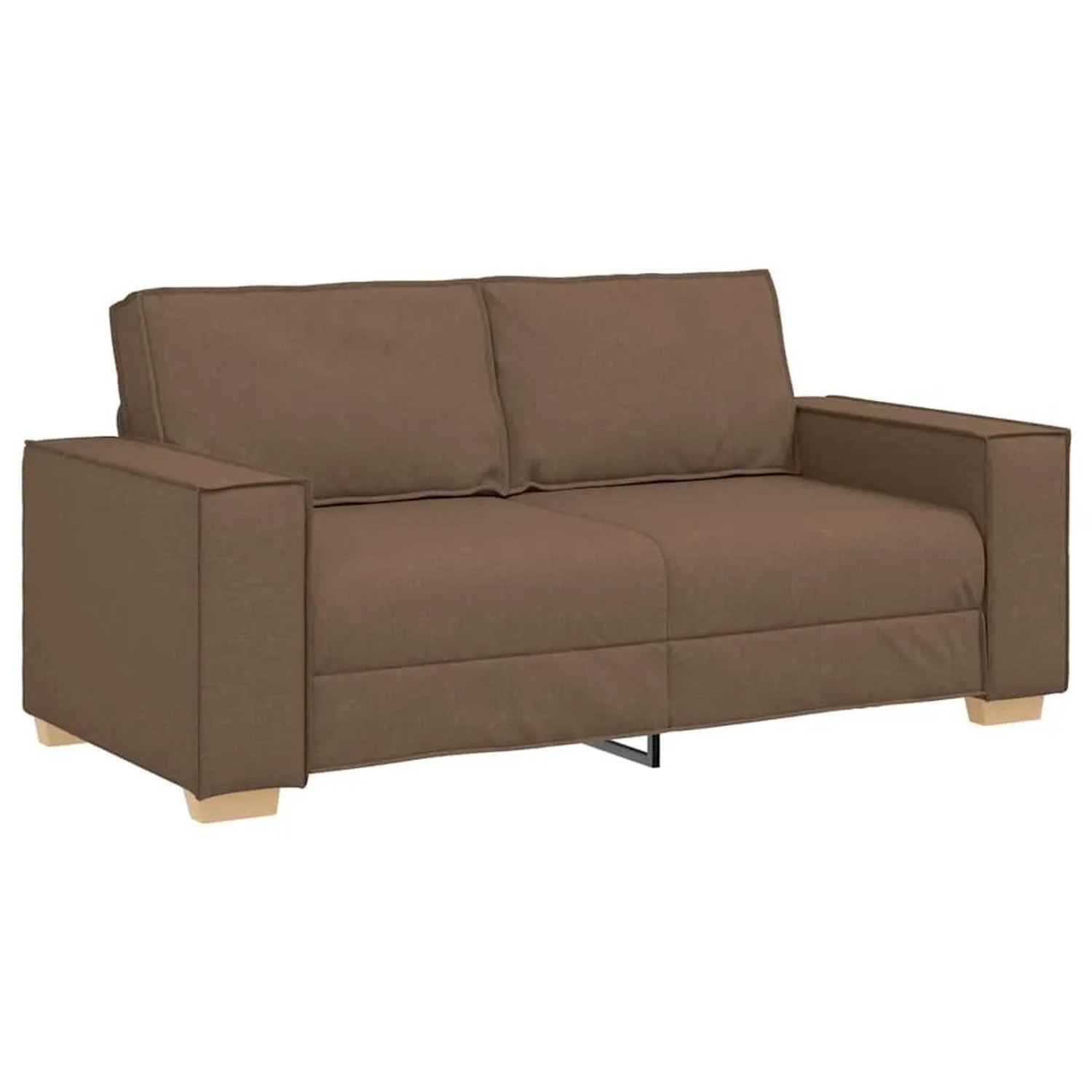 vidaXL 2-Sitzer Sofa Braun 180x78x84 cm Stoff 4104984