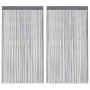 vidaXL Fadenvorhänge 2 Stk Anthrazit 140x250 cm 4102052