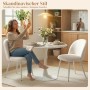 HOMCOM Esszimmerstuhl 57,5L x 50,5B x 78,5H cm_5