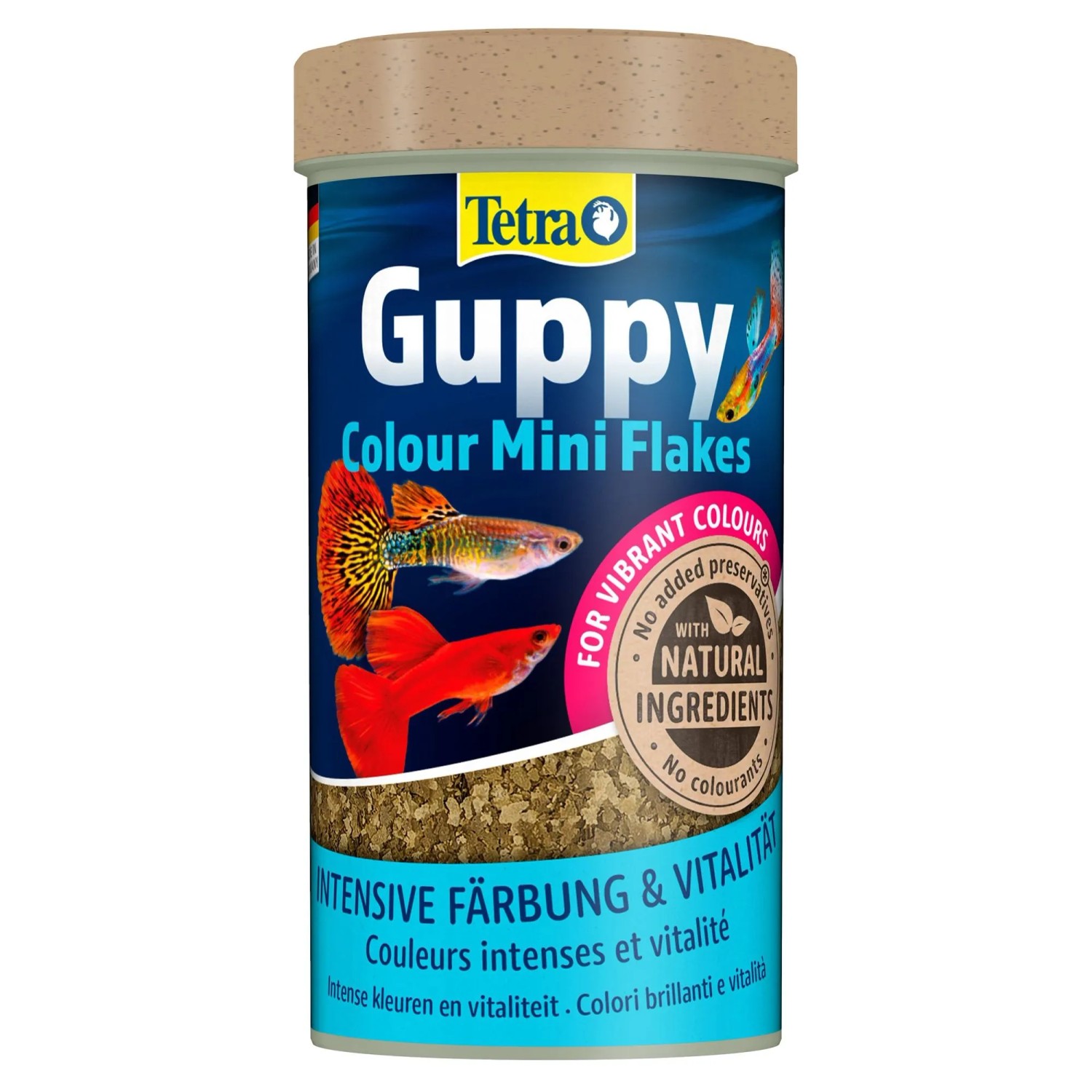 Tetra Flockenfutter Guppy Color Mini Flakes 250 ml