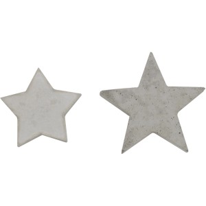 Glorex Gießform Sterne, 9 cm und 12 cm, aus Beton zum Basteln und Gestalten.