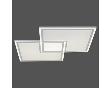 LED-Deckenleuchte Edging Weiß 67,7 x 67,7 cm CCT 2700 K