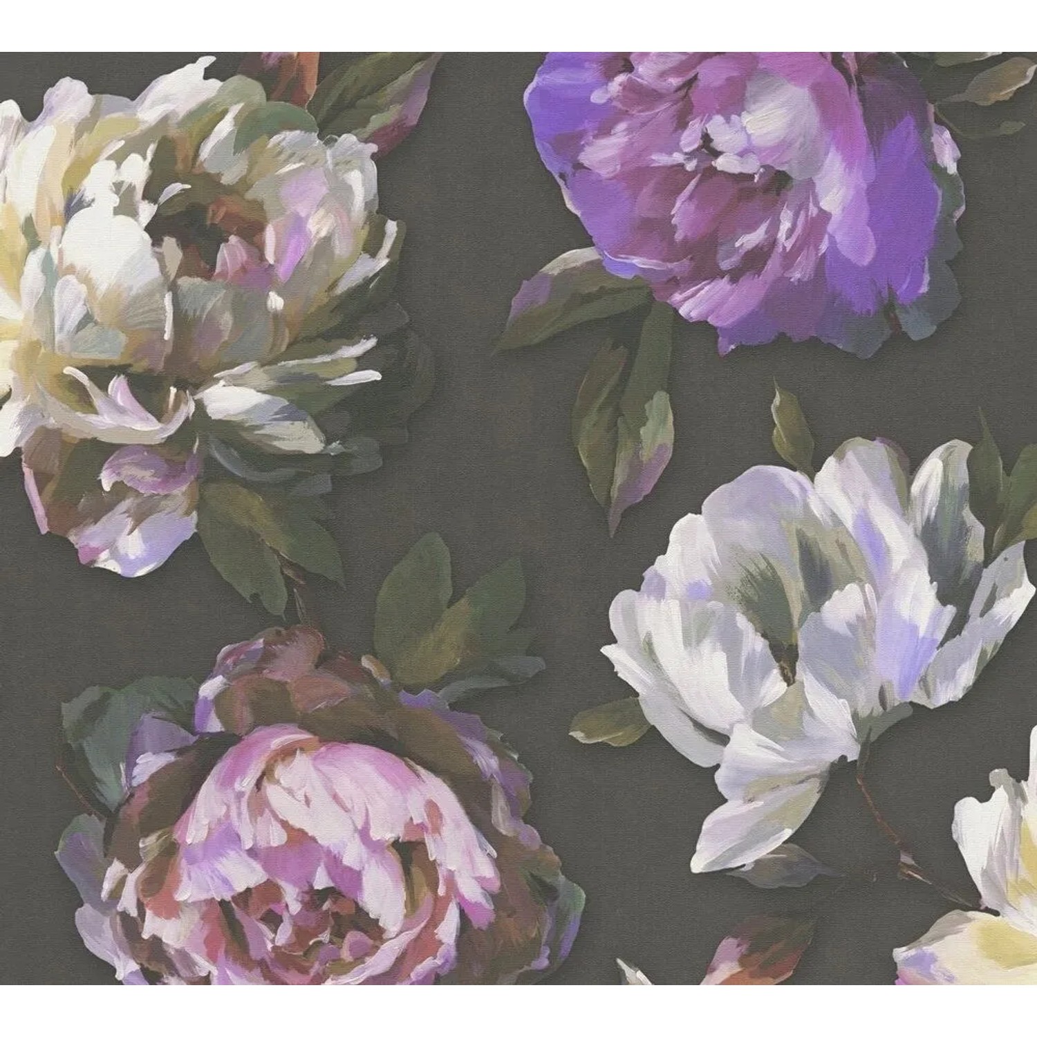 Tadessi Tapete Floral M1-No.11285 Vliestapete in Schwarz