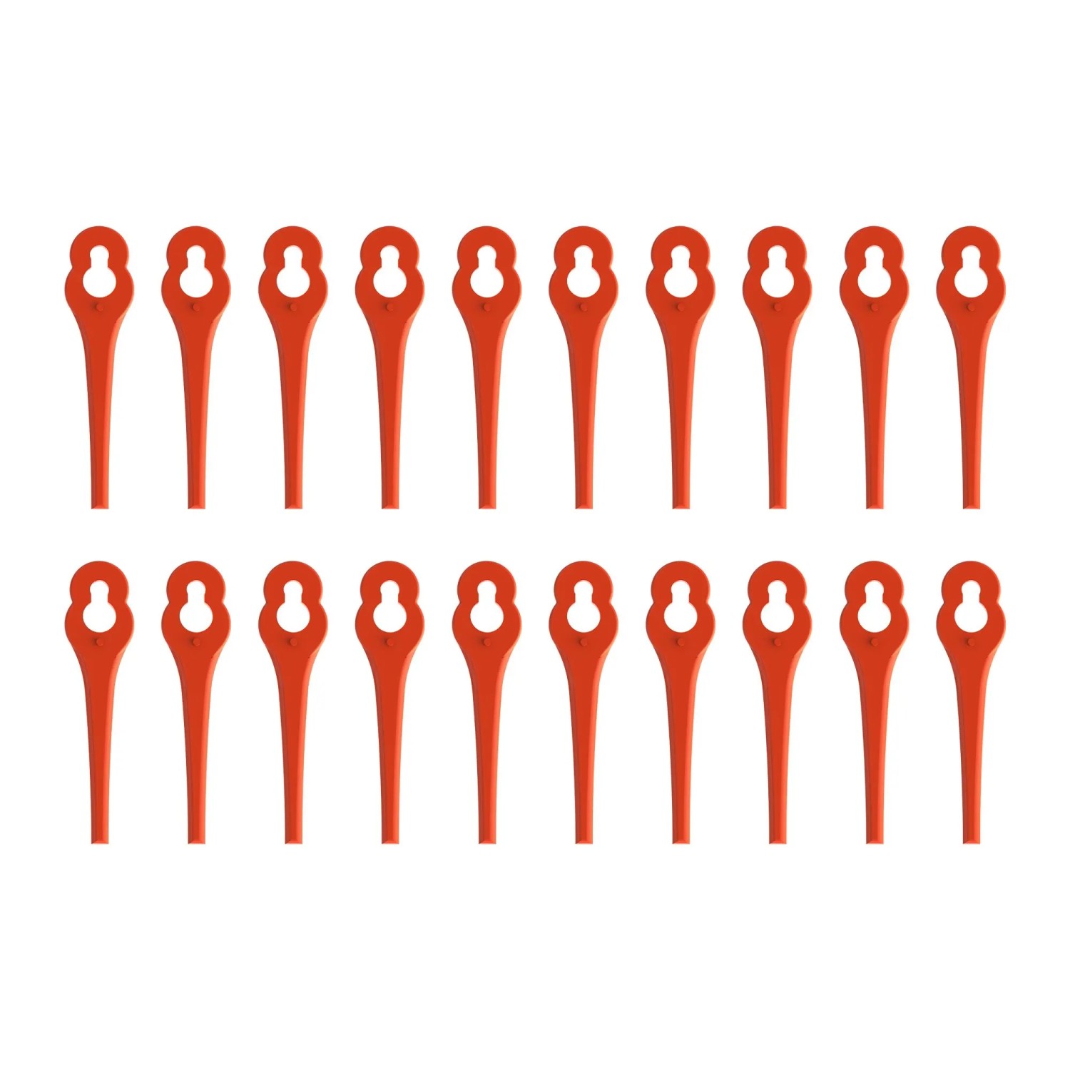 Litheli Nylon-Ersatzmesser für Akku-Rasentrimmer U20 Handy+ 2.0 Ah SE 20er Set