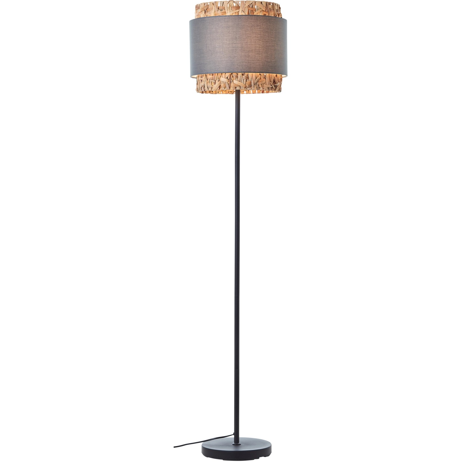 Brilliant Standleuchte Waterlilly 1,6 m Grau und Beige