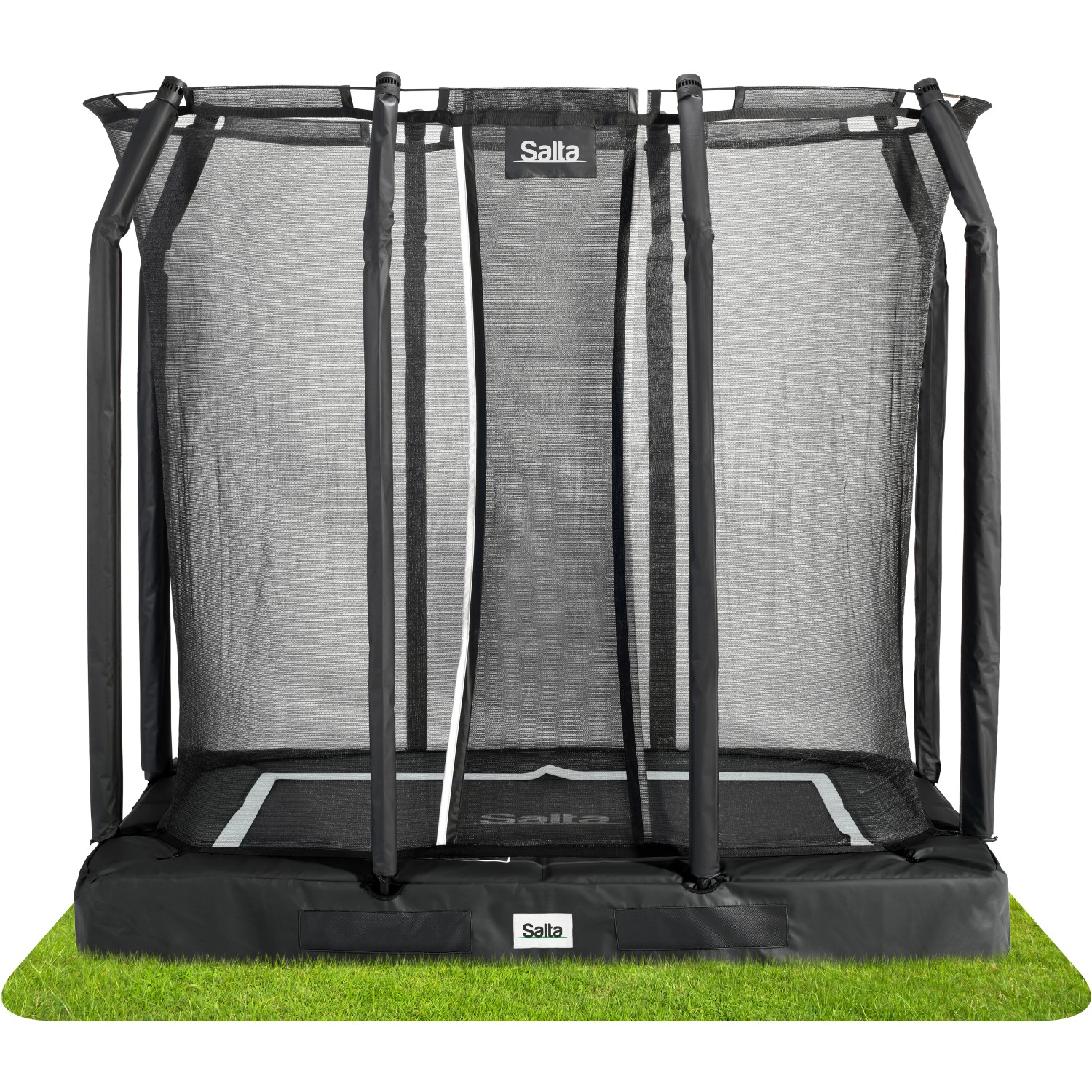 Salta Trampolin Premium Ground 214 cm x 153 cm Schwarz