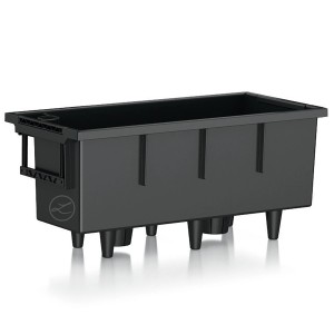 Schwarzer Lechuza Pflanzeinsatz für Balconera 80 Pflanzkästen.