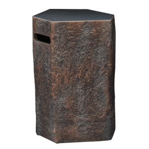 Elementi Abdeckung für 11 kg Gasflaschen in Basalt-Optik