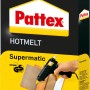 Pattex Heißklebepistole Hotmelt Supermatic mit 2 Klebesticks im Set.