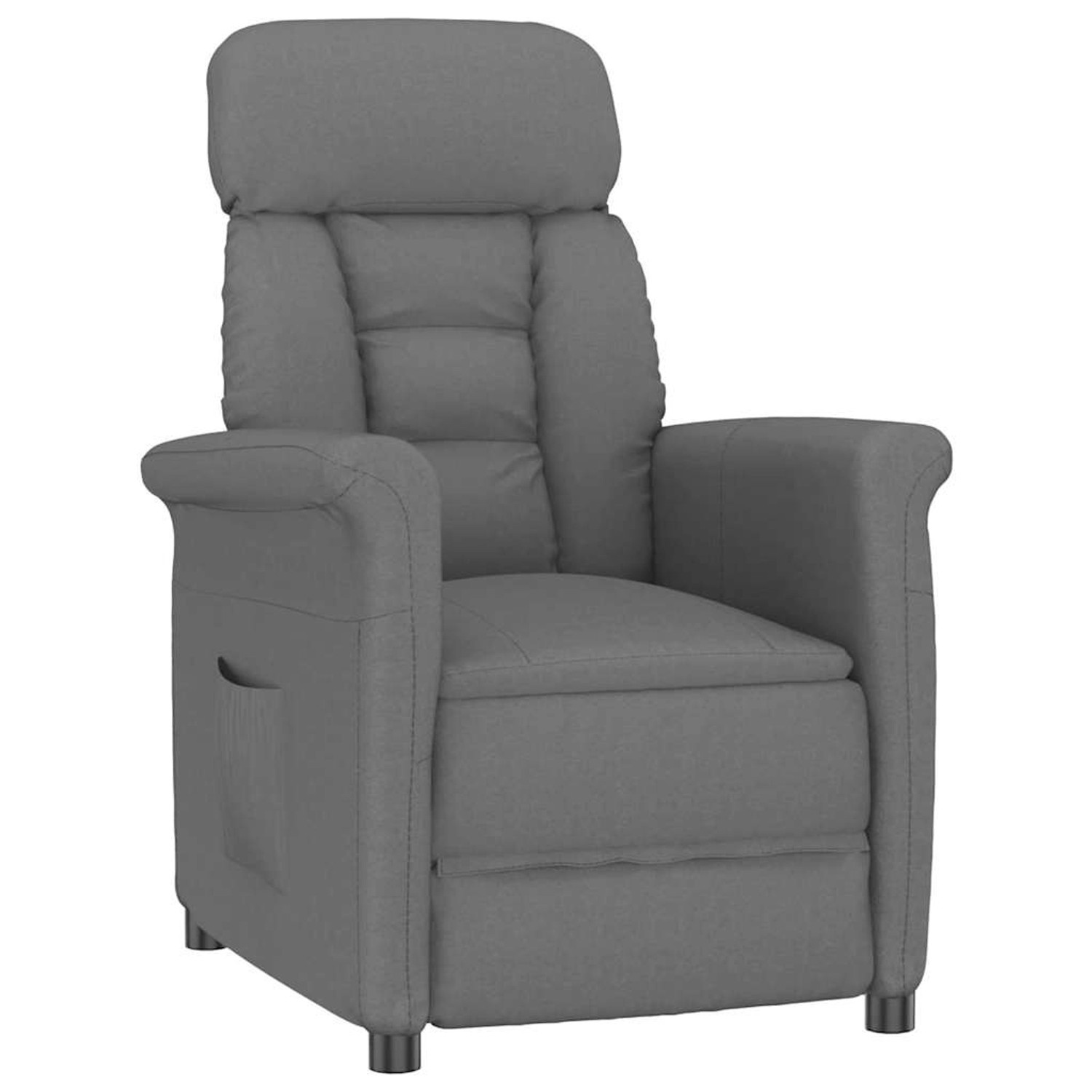 vidaXL Sessel mit Liegefunktion Dunkelgrau 70,5 x 96,5 x 95 cm Stoff 348402 günstig online kaufen