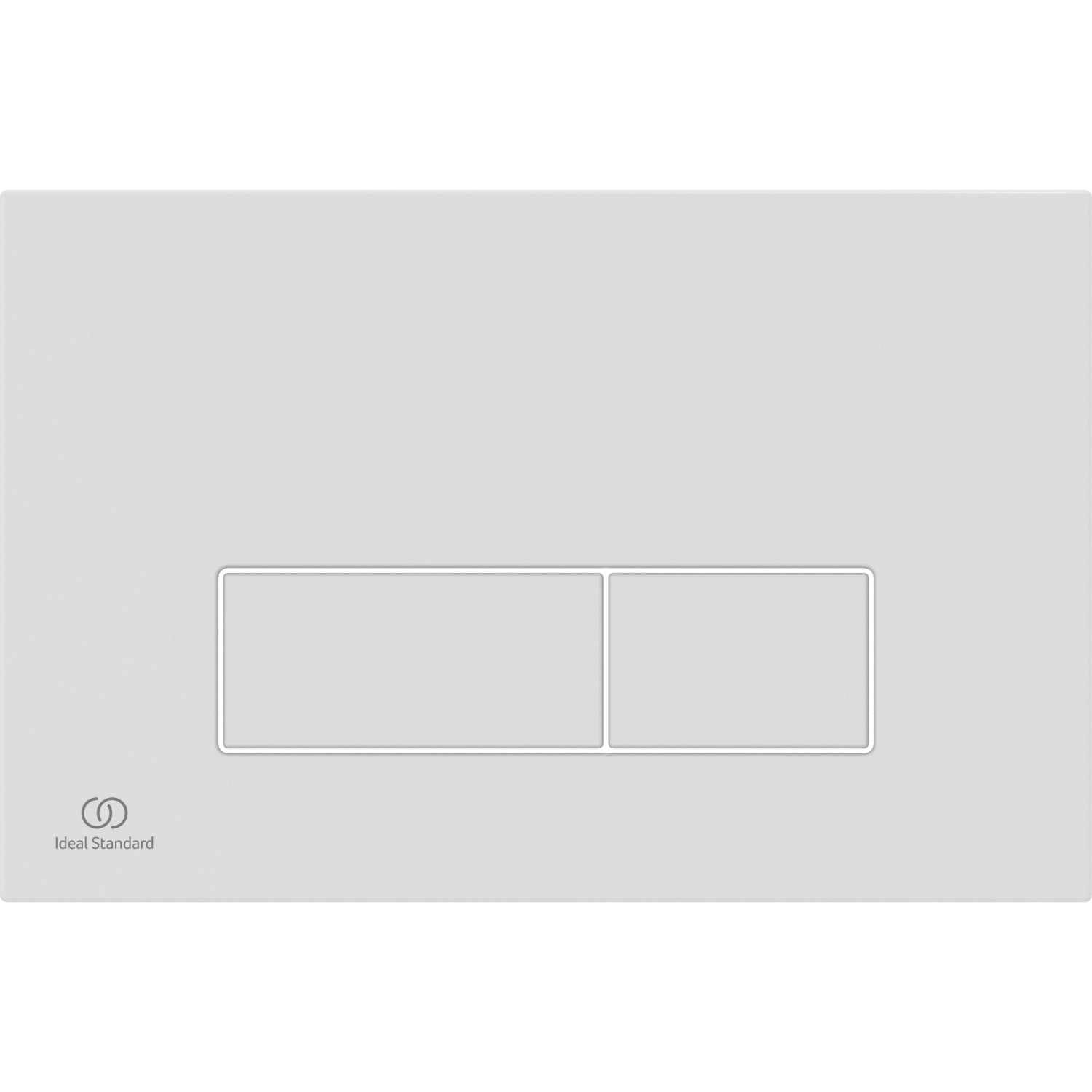 Ideal Standard Oleas Betätigungsplatte in Weiß für WC mit 2-Mengen-Spültechnik.