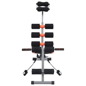 vidaXL Bauchtrainer in L-Form mit Elastischen Bändern 92478