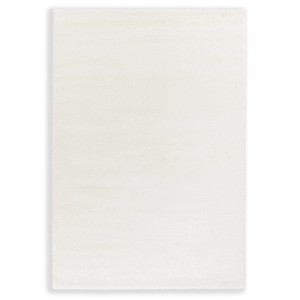Schöner Wohnen Teppich Pure, 67x130 cm, Creme. Moderner, flauschiger Teppich in Uni-Farbe.