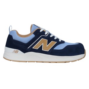 New Balance Elite Lite S1 Sicherheitsschuh in Blau-Coffee, Größe 40.