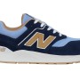 New Balance Elite Lite S1 Sicherheitsschuh in Blau-Coffee, Größe 40.