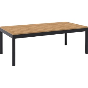 Lounge-Set Lankin 3-teilig aus Aluminium & Polywood Anthrazit-Beige