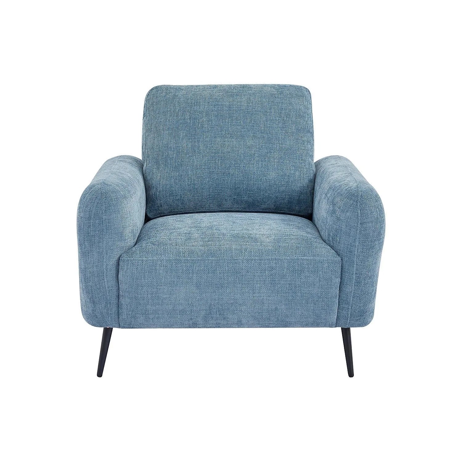 Vente-unique Sessel Mit Gerader Rückenlehne Letrosa Blau 96 cm