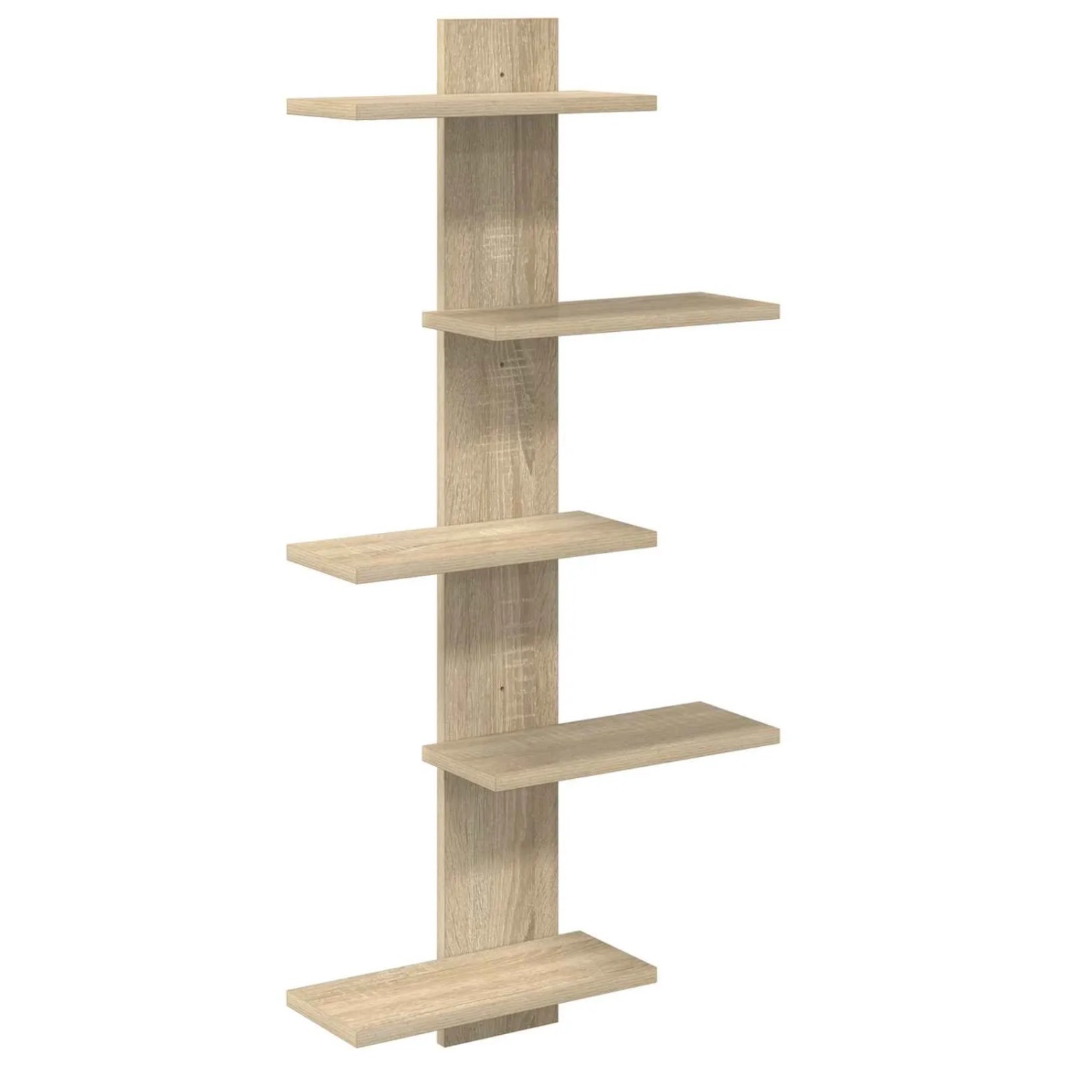 vidaXL Wandregal Sonoma-Eiche 48,5 x 15 x 101 cm Holzwerkstoff 8012198