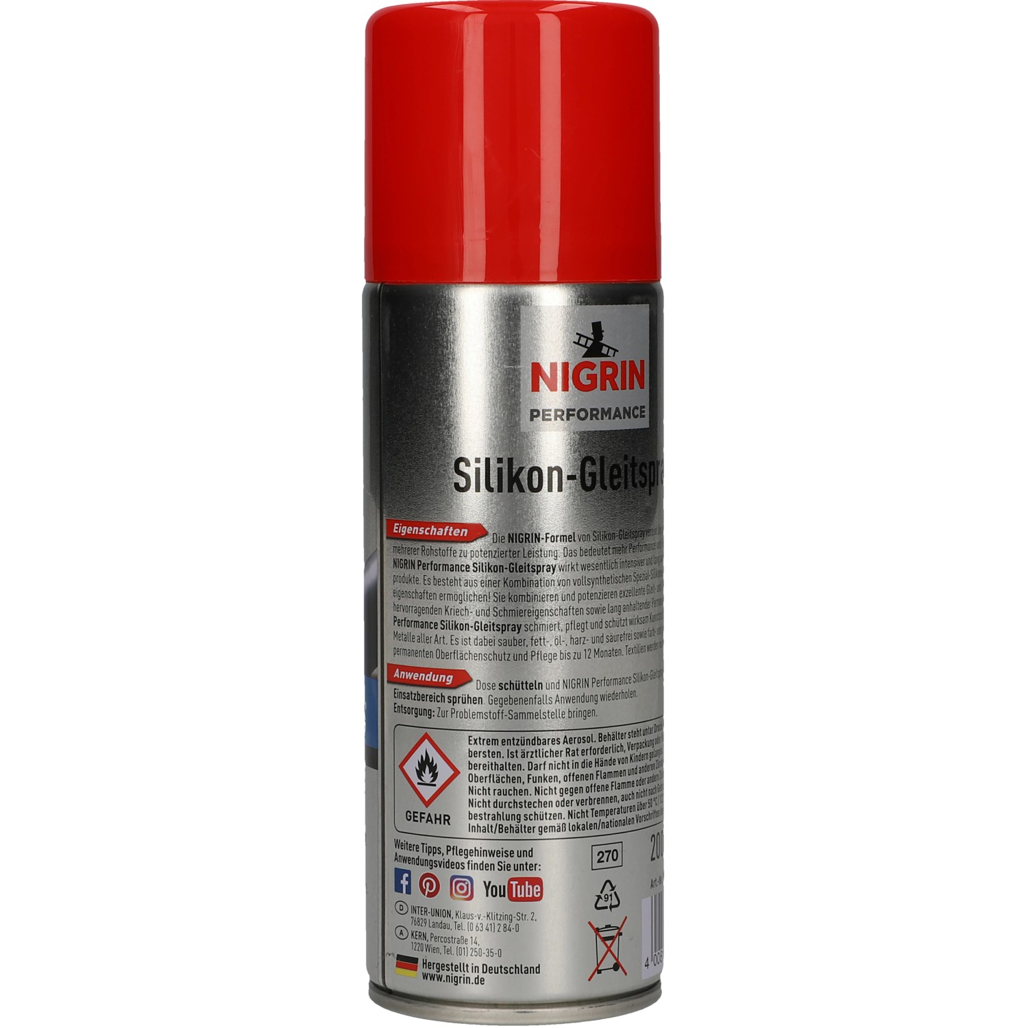 Nigrin Silikon Gleitspray HyBrid 200 ml kaufen bei OBI