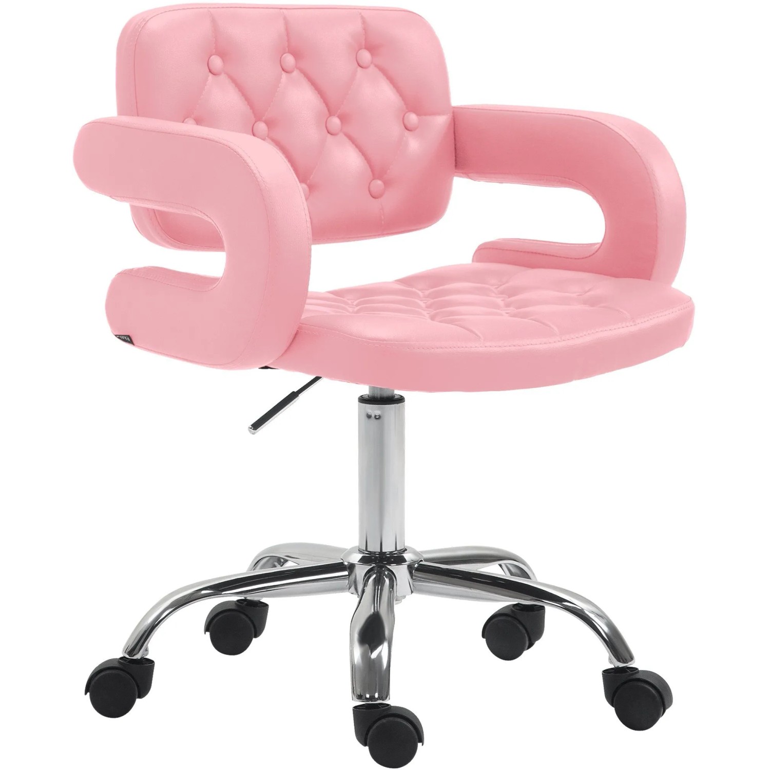 CLP Arbeitshocker Dublin Kunstleder Pink