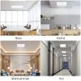 ENOVALITE LED Panel in verschiedenen Räumen: Büro, Küche, Wohnzimmer, Flur. Rasterdeckenleuchte.