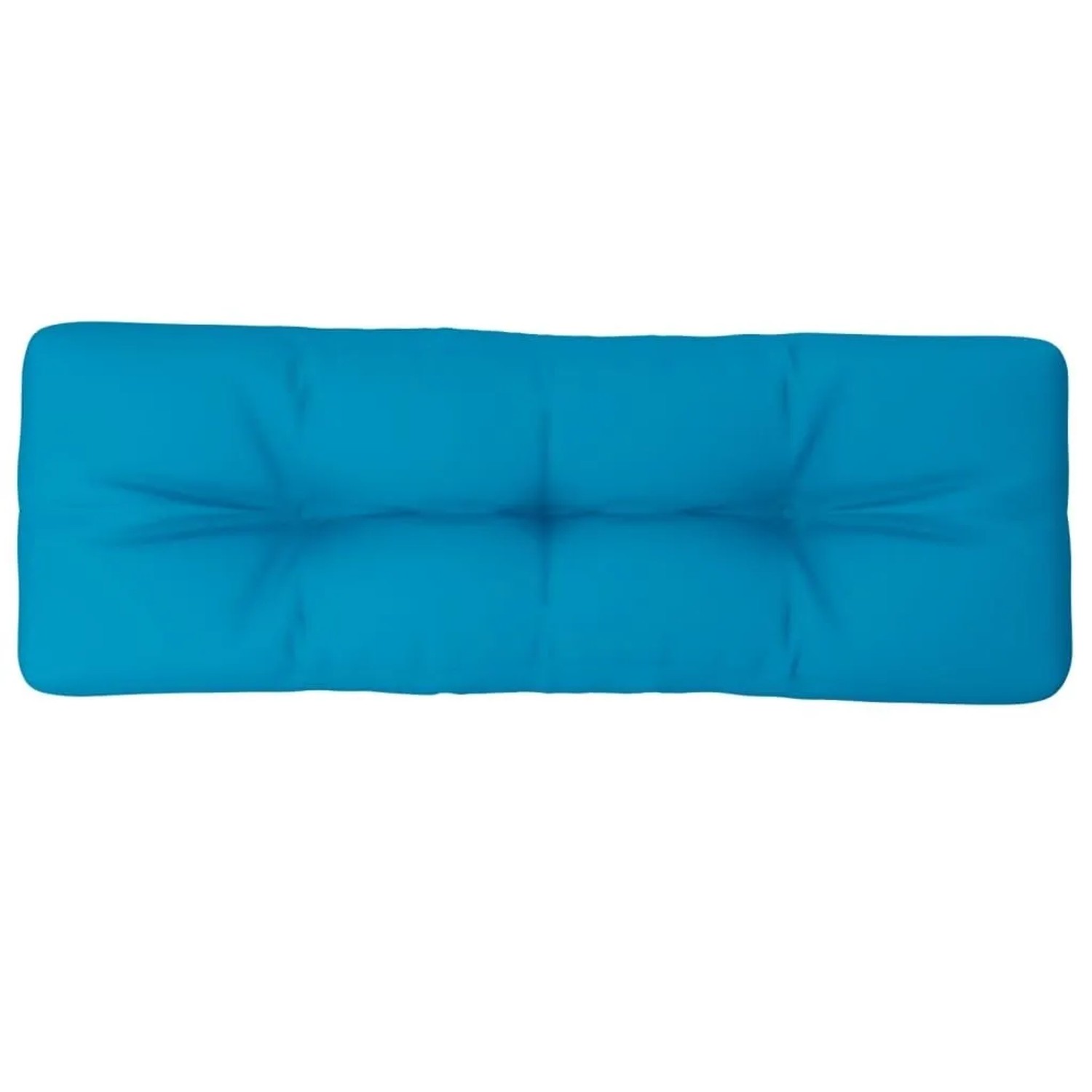 vidaXL Palettenkissen Hellblau 120x40x12 cm Stoff 360627