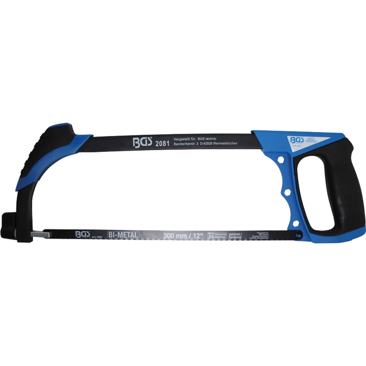 BGS Aluminium Sägebogen Inkl  HSS Sägeblatt 300 Mm 2081