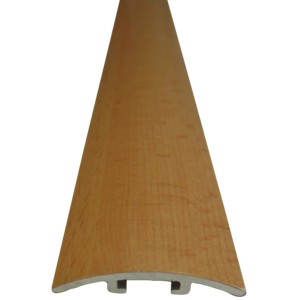 Übergangsprofil Buche, 2500 mm lang, für Laminat und Parkett. Einfache Montage mit Einschlagsdübel.