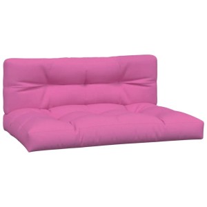 vidaXL Palettenkissen 2-Tlg Rosa Stoff 360753