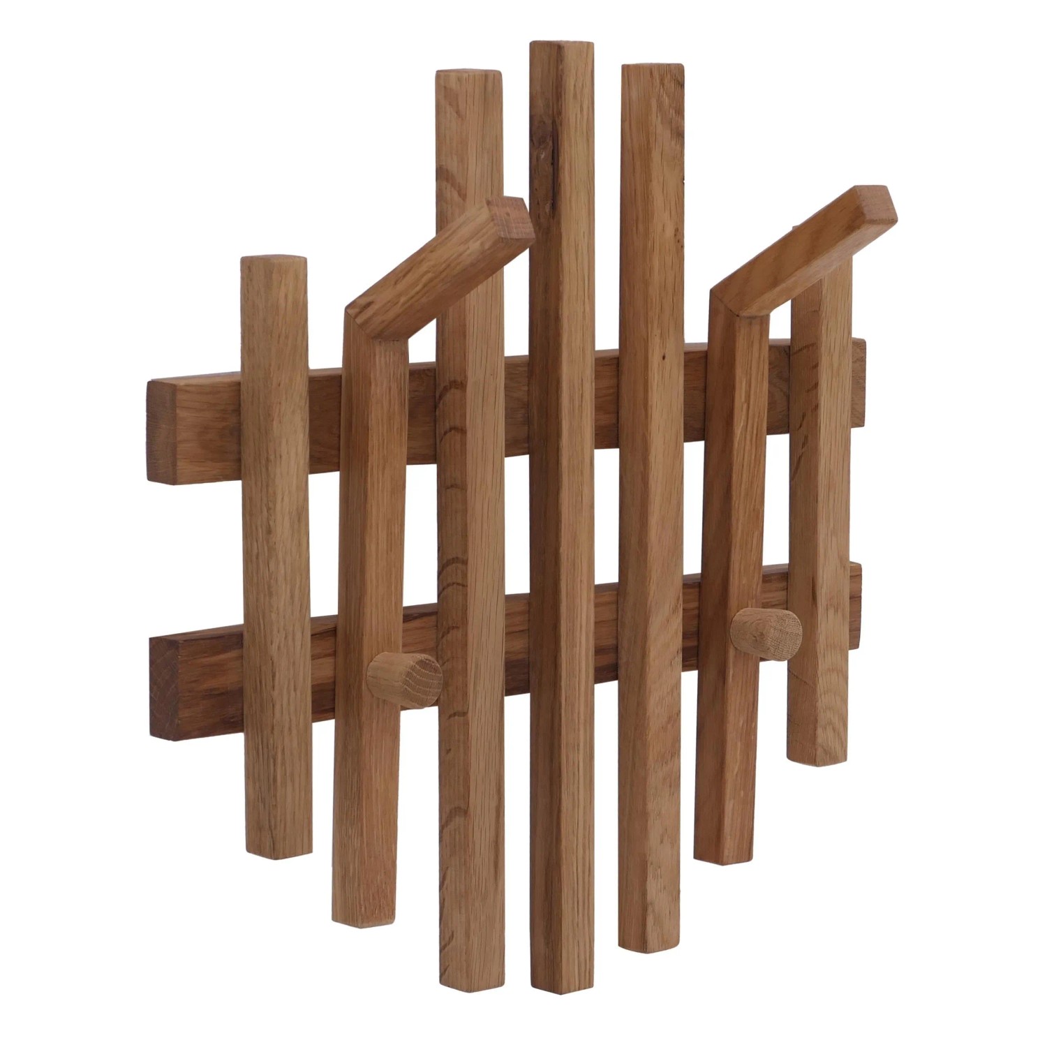 MCA Garderobenpaneel P57 Massiv-Holz 40x38cm Eiche