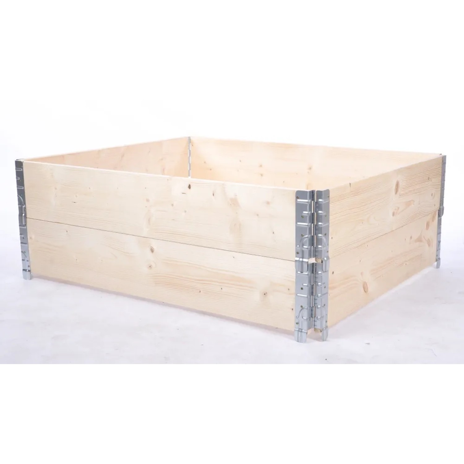 PROREGAL Hochbeetkisten GrowBox HxBxT 40x120x100cm 2 Ebenen Holz Natur günstig online kaufen