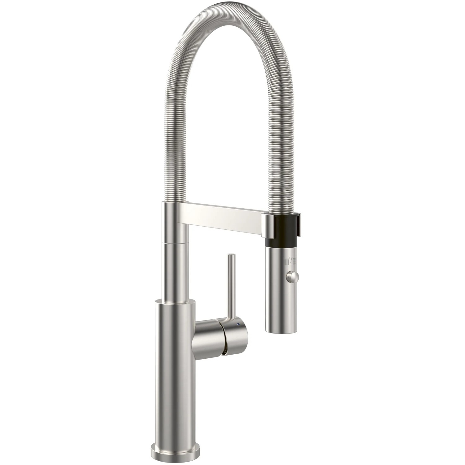 Villeroy & Boch Küchenarmatur Steel Expert 2-0 Hochdruck Armatur Umschaltfunktion Wassersparend Edelstahl Massiv