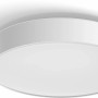 Weiße Philips Hue Deckenleuchte Devere M mit Dimmer, runde Form.