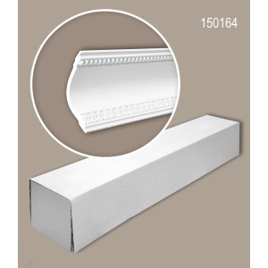 PROFHOME Eckleisten Set, 5 Zierleisten, 10 m, Weiß. Zubehör für Paneele.